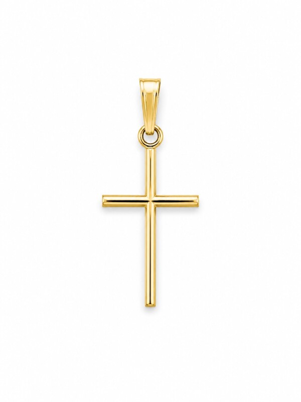 Złoty krzyżyk 585 – klasyczna zawieszka religijna