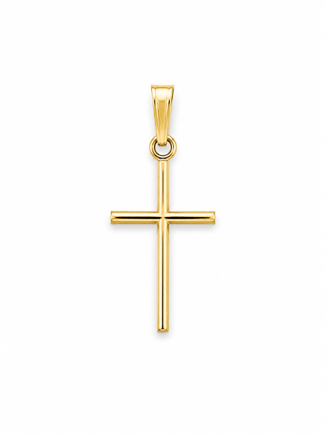 Złoty krzyżyk 585 – klasyczna zawieszka religijna